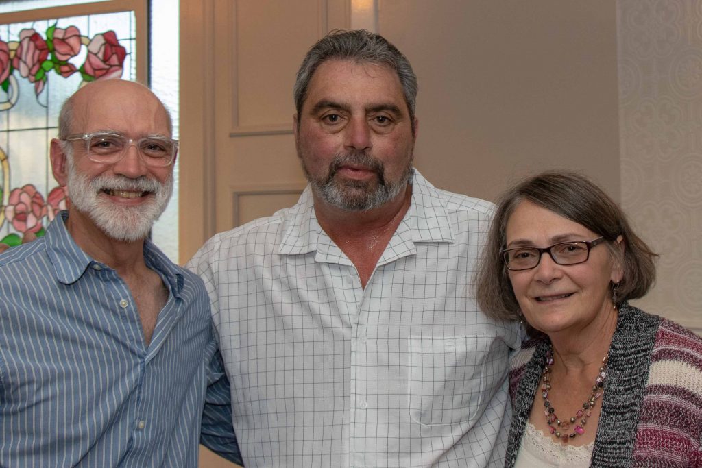 Ed Morgan with Bob and Terry Decker.